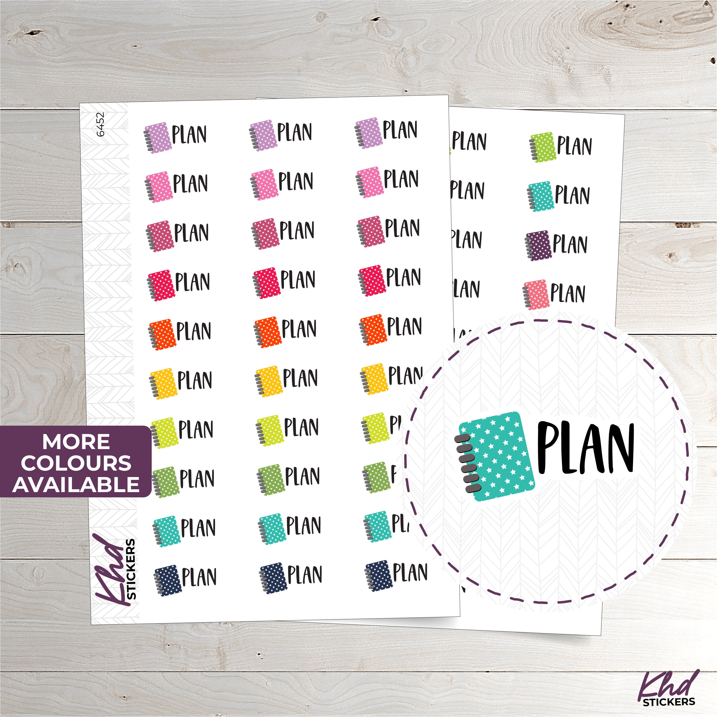 Plan Planner Stickers Planner Stickers Removable Etsy