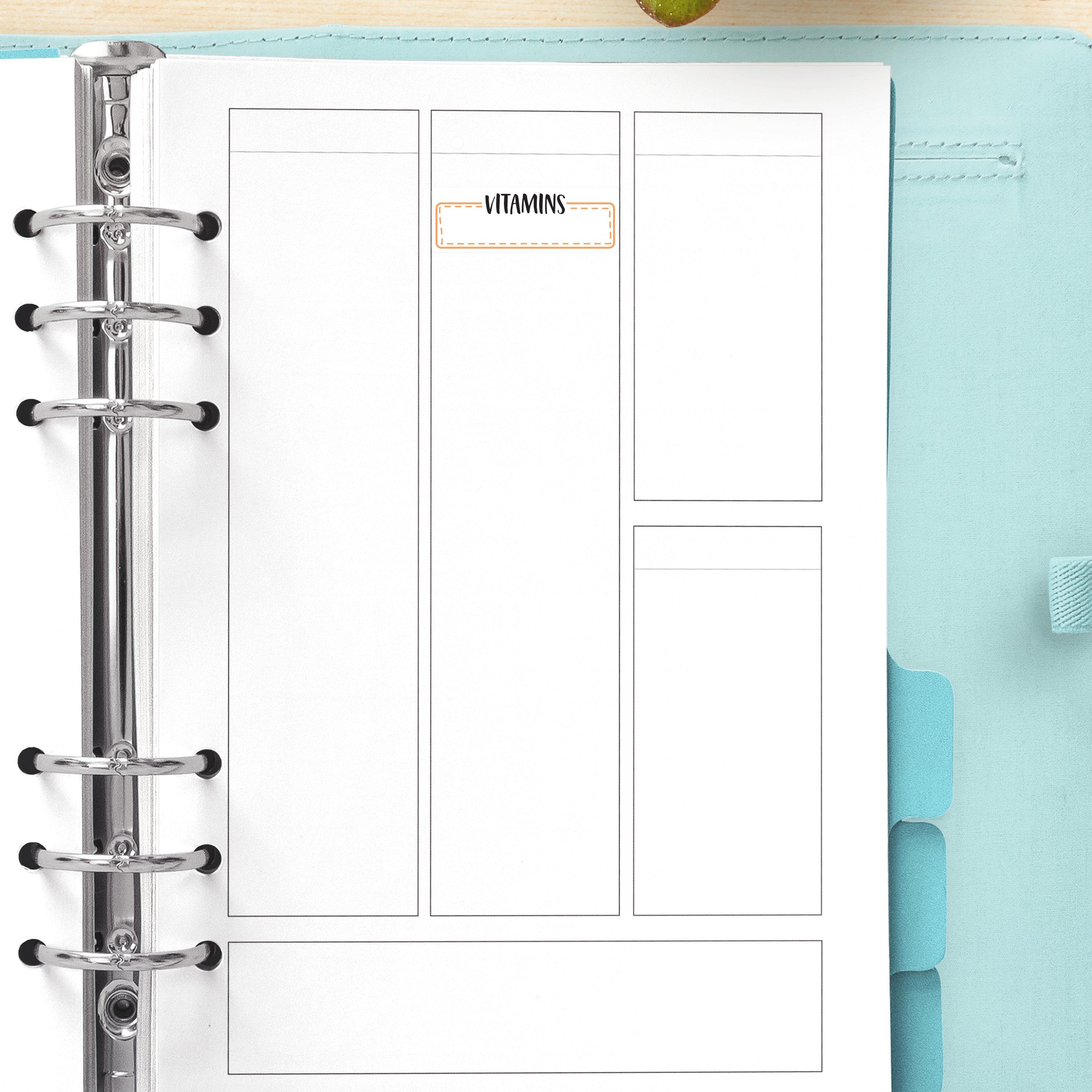 Design Your Own Custom Text Boxes, Customised & Personalised Planner ...