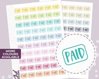 Paid Stickers - Etsy