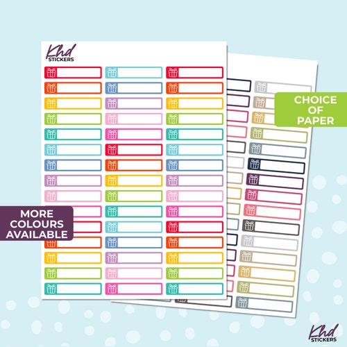 NEW Birthday Stickers Calendar Corner Stickers Planner Etsy