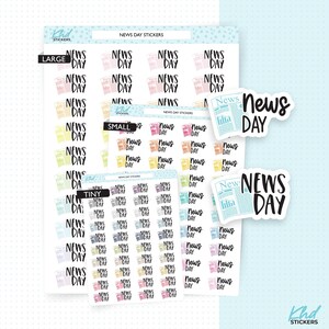 Agenda autocollants, trois tailles, y compris le petit, amovibles