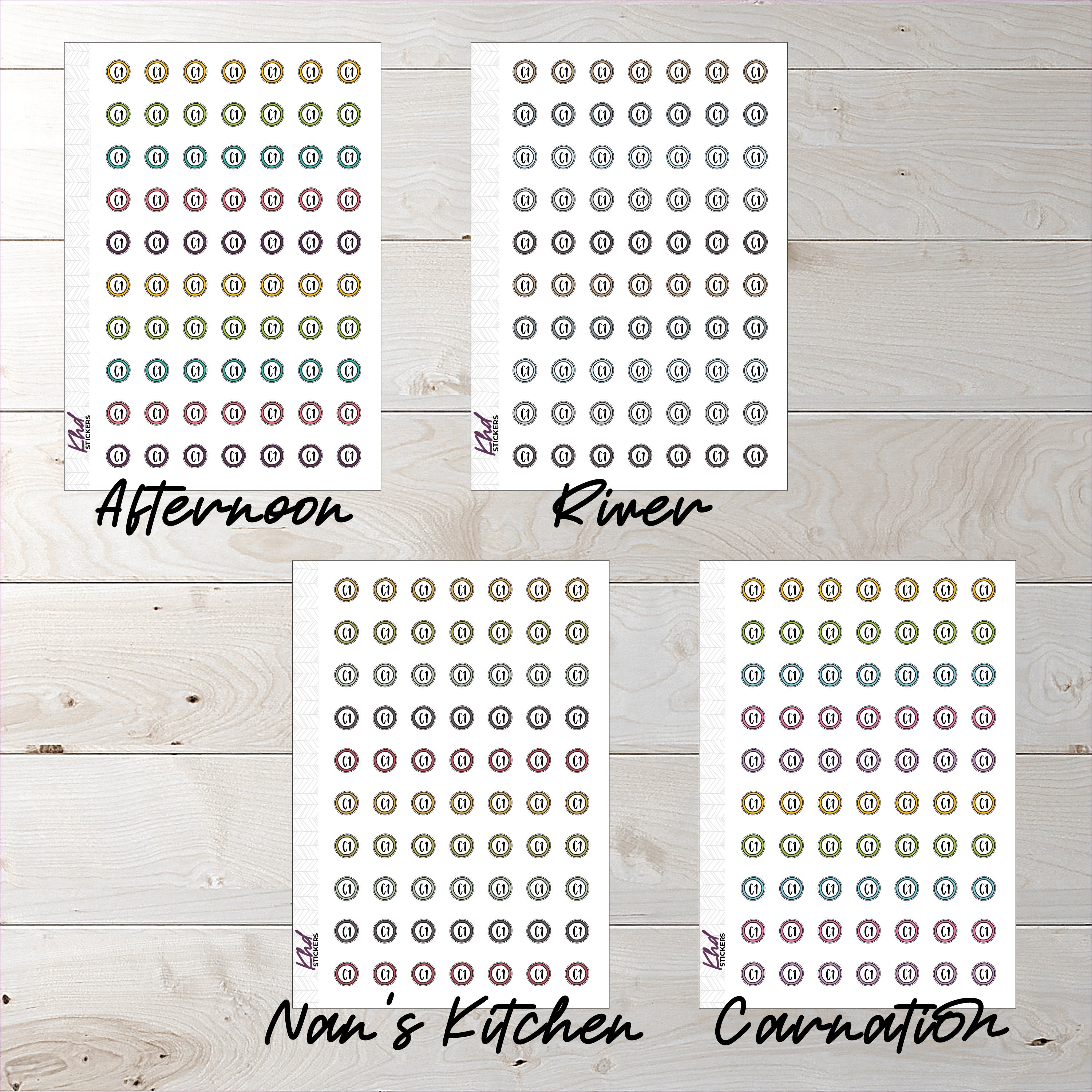 design your own cute initial stickers removable etsy
