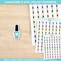 Manicure & Nail Polish Planner Stickers, Three Sizes including tiny, Removable
