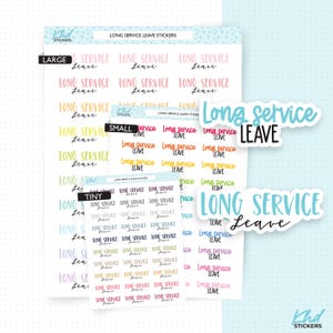 Stickers pour agenda de longue durée, trois tailles, y compris une petite, amovibles