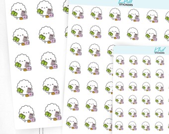 Scallop Budget and Cash Planner Stickers