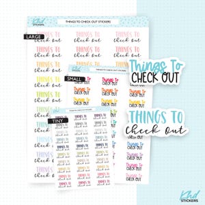 Stickers pour agenda, trois tailles, dont une minuscule, amovibles