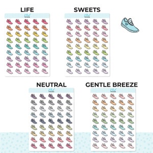 Sneakers Running Shoes Icon Stickers, Planner Stickers, Removable image 5