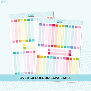 CV Title Bar, Planner Stickers, Removable Vinyl , to fix Compact Vertical and Similar Sized Planners