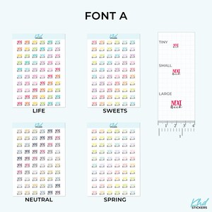Next Week Planner Stickers, 3 Sizes with Tiny, Small, and Large, Removable-KHDStickers-