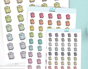 Book of Spells Planner Stickers, 3 Sizes with Tiny, Small, and Large, Removable