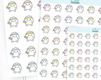 Scallop Workout Planner Stickers