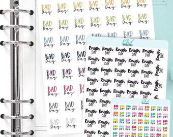 Bad Day & Rough Day Planner Stickers
