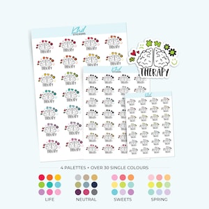 Therapy Stickers, Planner Stickers, Removable-KHDStickers-