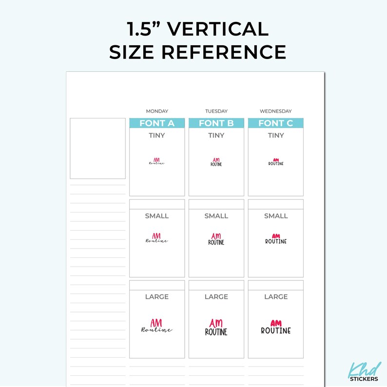 AM Routine & PM Routine Planner Stickers - Etsy
