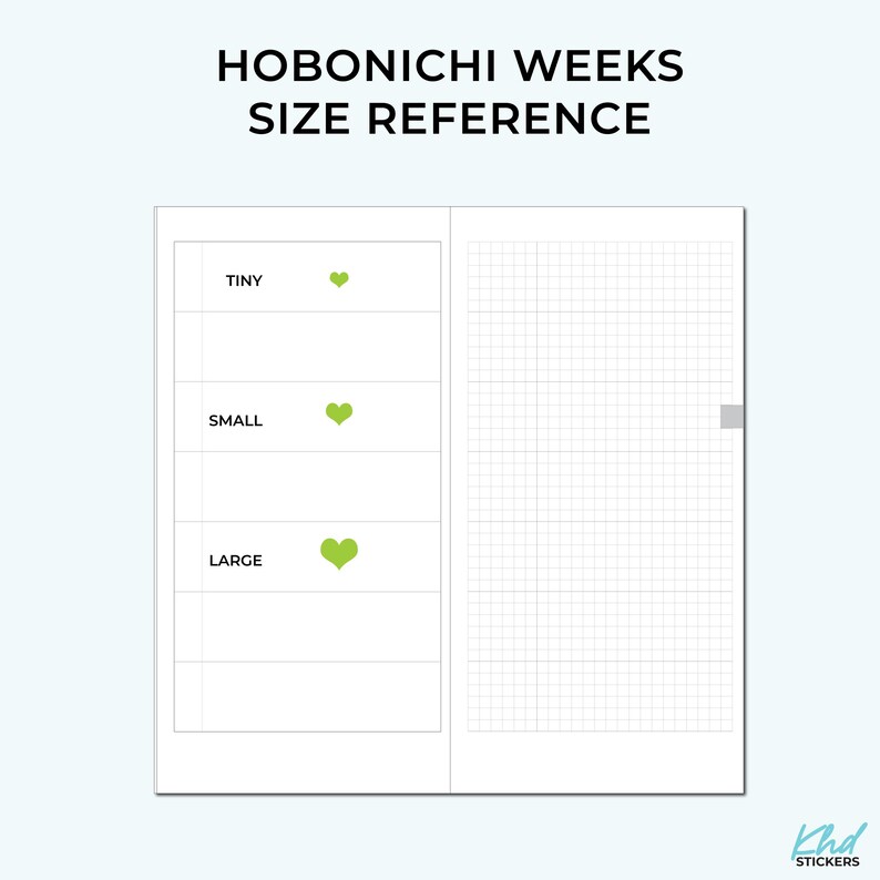 Tiny Heart Planner Stickers: Removable Matte Vinyl, 3 Sizes-KHDStickers-