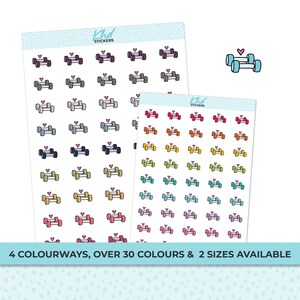 Gym Icons, Weights icon Stickers, Planner Stickers, Removable