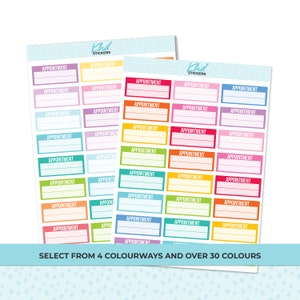 Appointment Planner Stickers, Planner Stickers