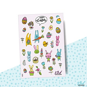 Easter Planner Stickers, Planner Stickers, Removable