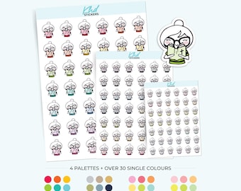 Planner Girl Bible Stickers: Removable Matte Vinyl