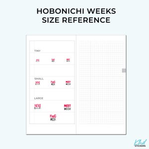 Next Week Planner Stickers, 3 Sizes with Tiny, Small, and Large, Removable-KHDStickers-