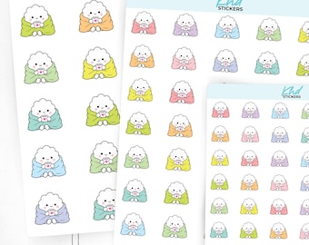 Cosy Scallop Planner Stickers
