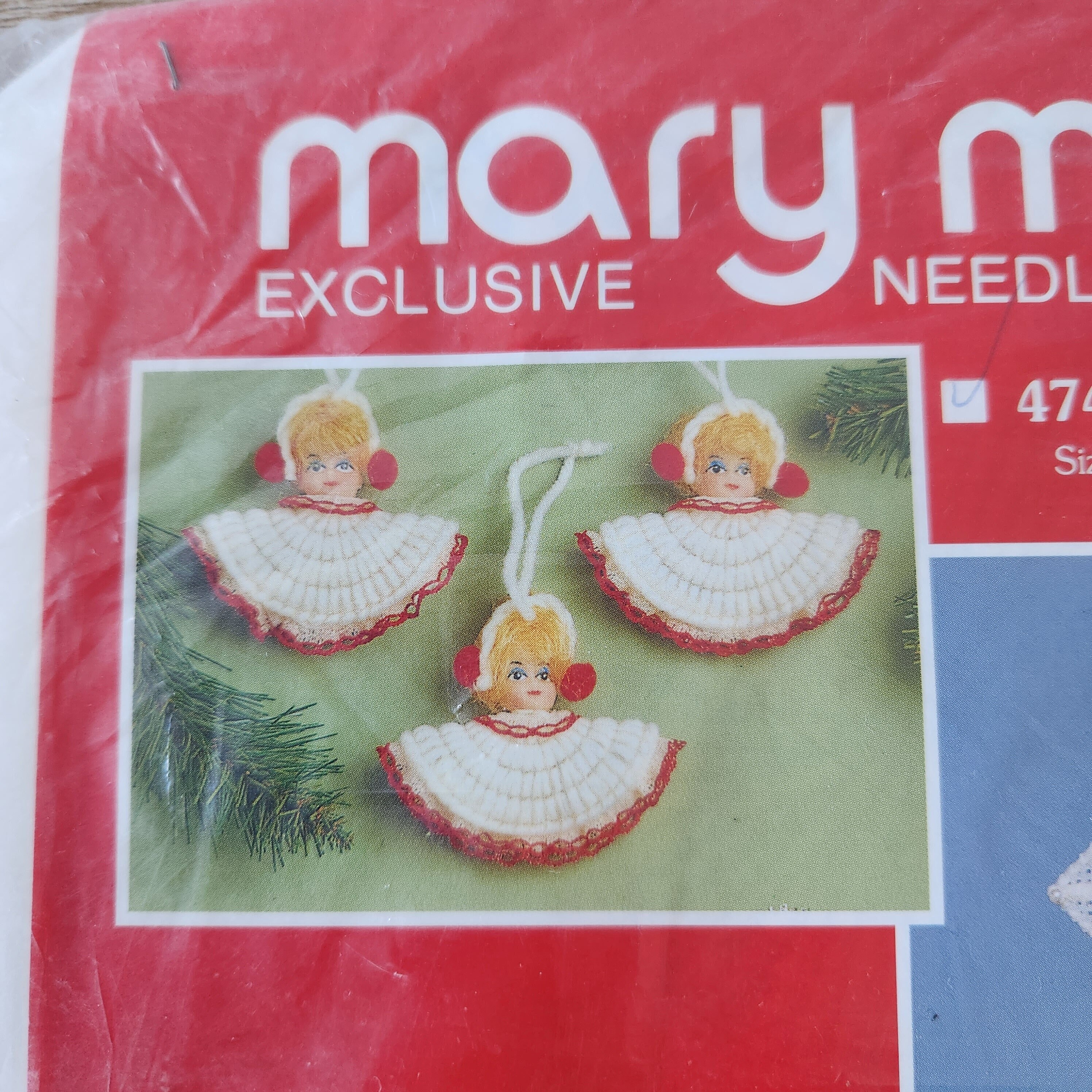 Vintage Christmas Ornament Making Kit Lady Carolers Set Of 6 DIY 