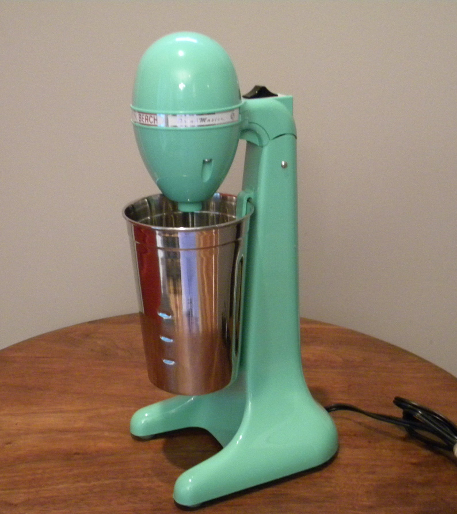 Milkshake Mixer Classic Drink Master Retro Green Stainless Etsy