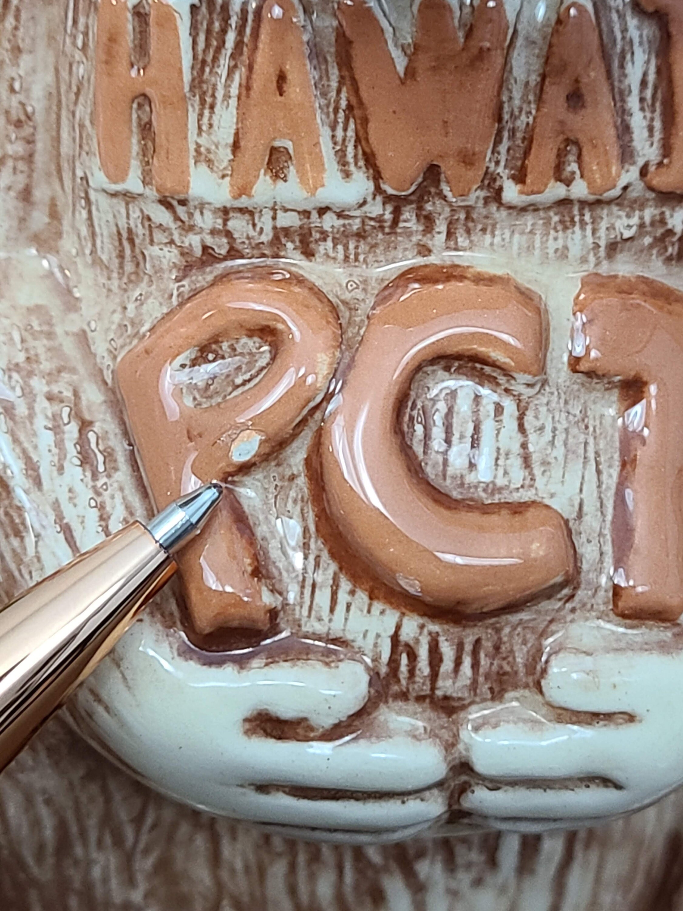 Pearl City Tavern Hawaii Monkey Mug, Tiki Bar, Figural Girl Monkey Tail