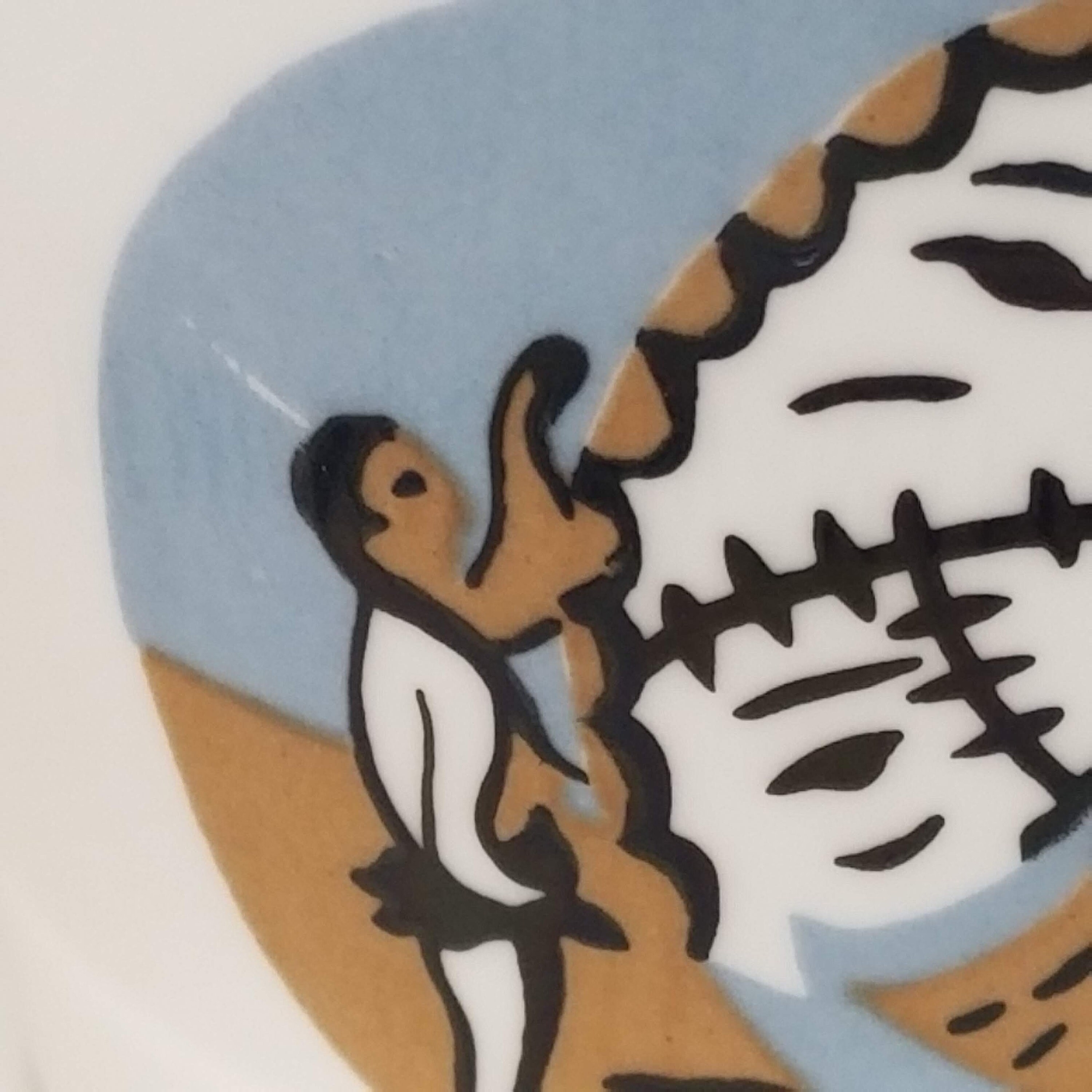 Royal Tuscan Teacup and Saucer, The Micmac Indian Legends 