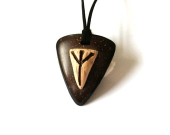 Protection necklace Men necklace Viking runes necklace, Gift for him Men jewelry gift Norse, Protection celtic pagan necklace gift for dad