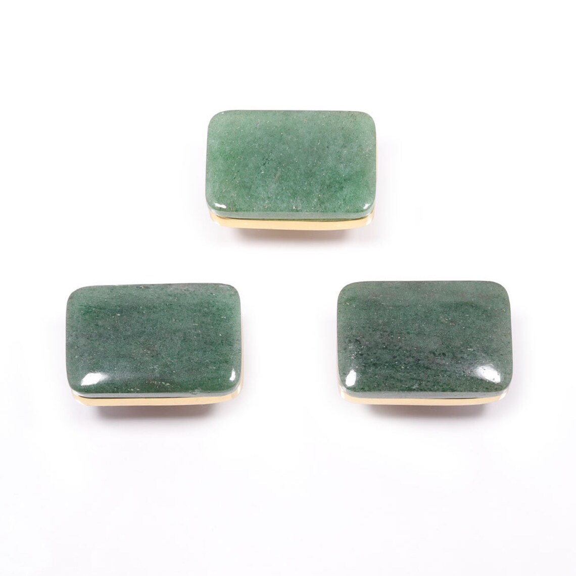 Perilla de cajón del armario y tira del rectángulo de piedra | Etsy