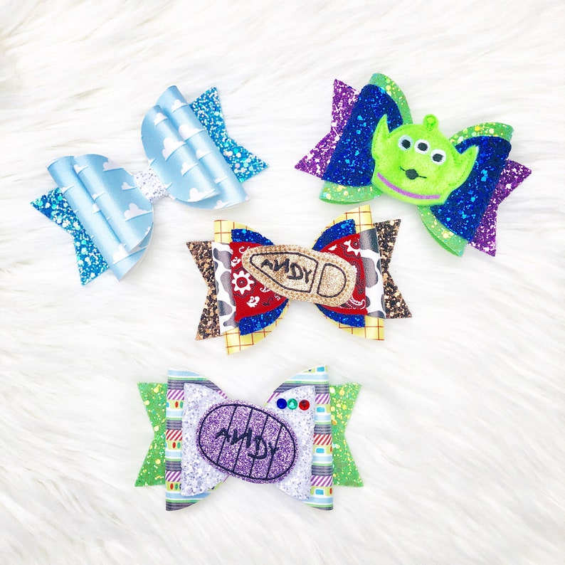 Toy Story Buzz Lightyear Inspired Hair Bow Toy Story Bows Etsy