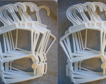 Made for Dolls such as 18" American Girl or 15" Bitty Baby 24 Outfit Hangers