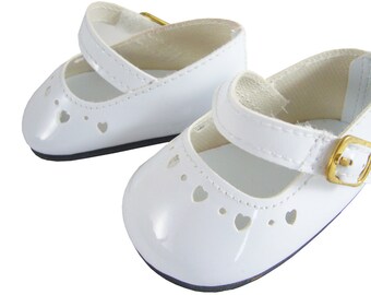 Blue T-Strap Shoes & Ecru/Blue Saddle Shoes fits Bitty Baby Twins Doll Clothes
