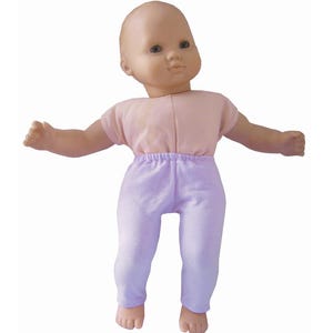 Made to fit 15&quot; Dolls such as American Girl Bitty Baby Doll Clothes Twins Lavender Leggings