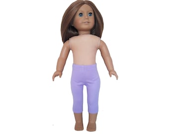 Lavender Capri Leggings Made to fit 18" Dolls such as American Girl