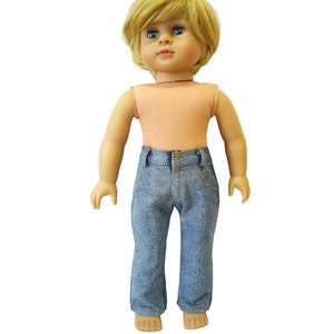 Made to fit 18&quot; Dolls  Boy Doll Logan Denim Jeans