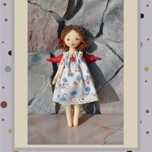 PDF, Cloth angel Pattern 12&quot; ,PDF Sewing Tutorial, Soft Doll Pattern
