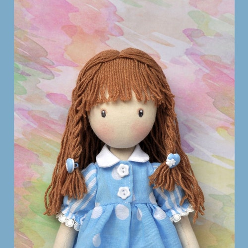 PDF Hairstyle for Dolls Hair Yarn PDF Sewing Tutorial Soft - Etsy PDF Hairstyle for Dolls Hair Yarn PDF Sewing Tutorial Soft - Etsy