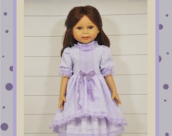 PDF 18 inch Doll  AG Dress,Pattern sewing dresses for dolls, sewing tutorial.