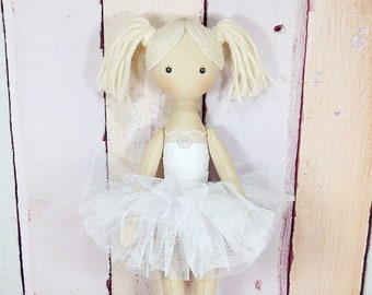 Muñeca bailarina, muñeca textil, muñeca decorativa, muñecas coleccionables, muñeca de algodón, muñeca de trapo