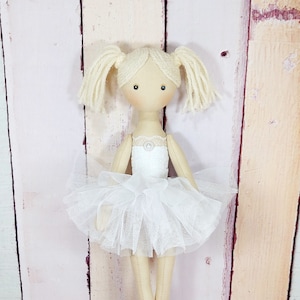 ballerina Doll,Textile doll, decorative doll,collectible dolls , doll cotton, rag doll