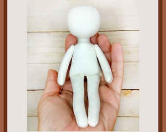 PDF, Poppenpatroon 6", PDF Naaihandleiding, Zacht Poppenpatroon