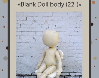 PDF, Cloth Doll Pattern 22 " , Soft Doll Pattern
