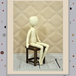 PDF, Blank doll body-11&quot;,PDF Sewing Tutorial,Soft Doll Pattern