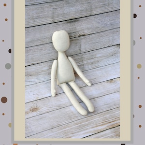 PDF, Cloth Doll Pattern 18 " Soft Doll Pattern