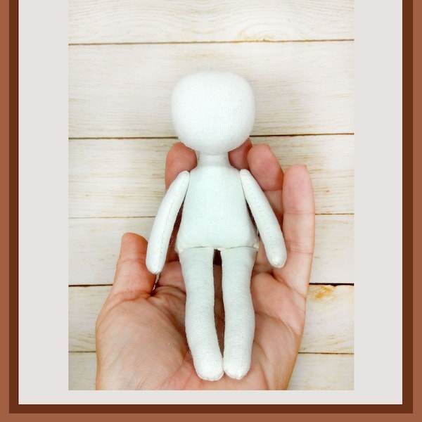 PDF,  Doll Pattern 6" ,PDF Sewing Tutorial,Soft Doll Pattern