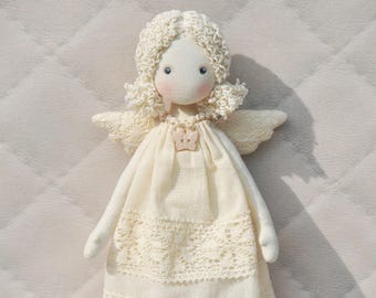 muñeca de trapo Textil Tilda muñeca ángel