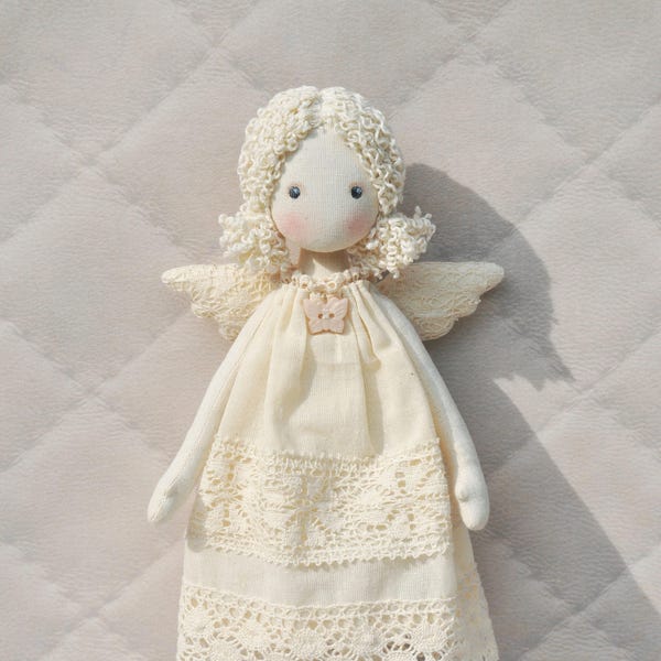 poupée de chiffon Textile Tilda poupée ange