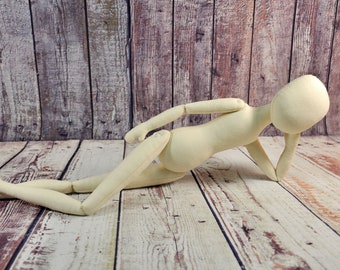 Blank doll body-18",blank rag doll, ragdoll body,the body of the doll made of cloth